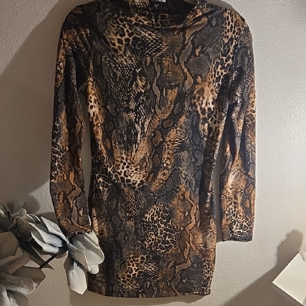 Fashion Nova Animal Print Mini Dress
